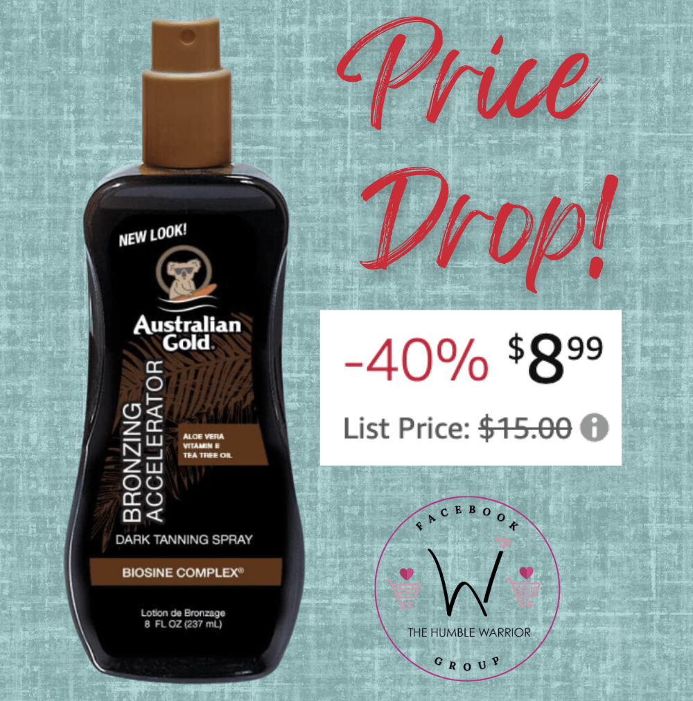Australian Gold Dark Tanning Accelerator Spray Gel!